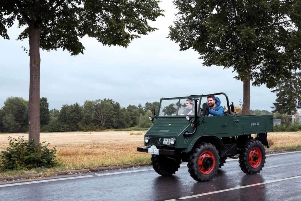 Oldtimer Classic Bork 2025 - Unimog auf Strecke